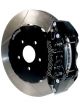 Wilwood Disc Brakes Front Aero6 Slotted Rotor 6-Piston Caliper Blac