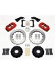 Wilwood Disc Brakes Front Big Brake Slotted Rotors 6-Piston Red C