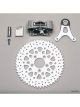 Wilwood Brake Caliper Rotor Billet Aluminum Chrome 4-Piston Cross D