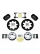 Wilwood Disc Brakes Front Pro Series Solid Rotors 4-Piston Calipers