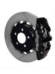 Wilwood Disc Brakes Aero4 Rear Slotted Rotors 4-Piston Black Calipe