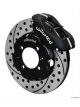 Wilwood Disc Brake Front Big Brake Drilled/Slotted Rotors 4-Pisto