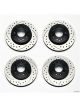 Wilwood Brake Rotors Front/Rear Pro-Matrix Upgrade Drilled Slotted (140-11727D)