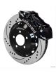 Wilwood Disc Brakes Front Aero6 Drilled-Slotted Rotors 6-Piston B