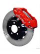 Wilwood Disc Brakes Front Aero6 Slotted Rotors 6-Piston Red Calip