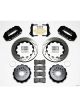 Wilwood Disc Brakes Aero4 Rear Slotted Rotors 4-Piston Black Calipe