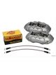 Wilwood Brake Calipers D8-6 Aluminum Gray Anodized 6-Piston Semi-Me