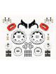 Wilwood Disc Brakes Forged Dynalite Big Brake Front Hub Rotors 4..