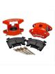 Wilwood Brake Calipers And Pads Aluminum Red Powdercoated Gm Kit