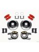 Wilwood D154 P/S P-B Kit Drilled-Red