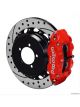 Wilwood 12.88X.81 Rear Mt W/Lines Drill Red 2 Bx Kit