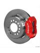 Wilwood Disc Brakes Forged Dynalite Rear Solid Surface Rotors Red..