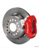 Wilwood Disc Brakes Forged Dynalite Rear Solid Surface Rotors Red..