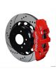 Wilwood Aero4 Rear Kit,14.00 Drilled Red