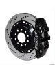 Wilwood Disc Brakes Aero4 Big Brake Rear Cross-Drilled/Slotted Su