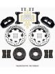 Wilwood Disc Brake Kit Forged Narrow Superlight 4R Front Cross-Dr