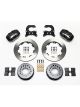Wilwood Disc Brakes Rear Pro Series Solid Rotors 4-Piston Calipers (140-2112B)