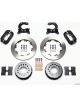 Wilwood Disc Brakes Rear Pro Series Solid Rotors 4-Piston Calipers