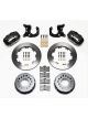 Wilwood Disc Brakes Rear Drag Race Solid Rotors 4-Piston Calipers F (140-3018B)