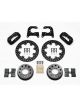 Wilwood Brake Kit Drilled Rotors Black Four Piston Calipers Rear