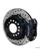 Wilwood Disc Brakes Rear Drag Race Cross-Drilled Rotors 4-Piston