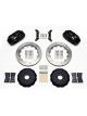 Wilwood Brake Kit Rotors Black Six Piston Calipers Front For Subaru