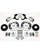 Wilwood Disc Brakes Front Solid Rotors Polished 4-Piston Calipers C (140-7676P)