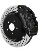 Wilwood Brake Kit Drilled Rotors Black Four Piston Calipers Front