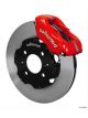 Wilwood Disc Brakes Front Big Brake Solid Surface Rotors Red 4-Pis