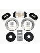 Wilwood Disc Brakes Front Solid Rotors Black 4-Piston Calipers Ponti