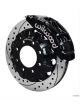 Wilwood Disc Brakes Front 16 In. Diameter Cross-Drilled Rotors Bla