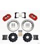 Wilwood Disc Brakes Front Big Brake Slotted Rotors 6-Piston Red Ca