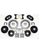Wilwood Brake Kit Drilled Rotor Black Four Piston Caliper Rear For
