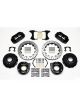 Wilwood Brake Kit Drilled Rotor Black Four Piston Caliper Rear For
