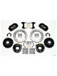 Wilwood Brake Conversion 4R Rear Slotted Rotors 4-Piston Black Calip