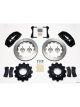 Wilwood Disc Brakes Rear Tc6R Big Brake Slotted Rotors 6-Piston Blac
