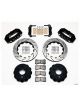 Wilwood Disc Brakes W4A Rear Slotted/Drilled Rotors 4-Piston Black