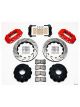 Wilwood Disc Brakes W4A Rear Slotted/Drilled Rotors 4-Piston Red