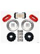 Wilwood Disc Brakes W4A Rear Slotted Rotors 4-Piston Red Calipers