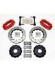 Wilwood Disc Brakes W6A Slotted/Drilled Rotors 6-Piston Red Calip
