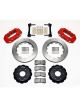 Wilwood Disc Brakes W6A Slotted Rotors 6-Piston Red Calipers Chevy