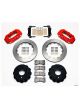 Wilwood Disc Brakes W4A Rear Slotted Rotors 4-Piston Red Calipers
