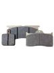 Wilwood Brake Pads Smart Pad Bp-10 Medium-Friction Semi-Metallic H (150-8733-2)