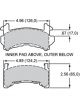 Wilwood Brake Pads Polymatrix A Semi-Metallic Buick Cadillac Chevy