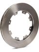 Wilwood Brake Rotor Hd Series Curved Vane Iron Passenger Side Each