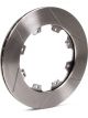 Wilwood Brake Rotor Gt Series Curved Vane Iron Passenger Side Each