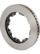Wilwood Brake Rotor Solid Surface Carbon Iron Natural Driver Side Ea