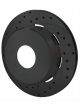 Wilwood Brake Rotor Drilled Slotted Carbon Iron Black E-Coat Driv