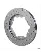 Wilwood Brake Rotor Srp Cross-Drilled Carbon Iron Silver Zinc Wash P