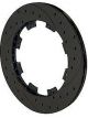 Wilwood Brake Rotor Cross-Drilled/Slotted Carbon Iron Silver Cadmium